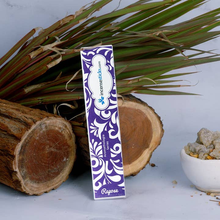 Repose Incense 8" 12 Sticks for wholesale by Incense Sticks