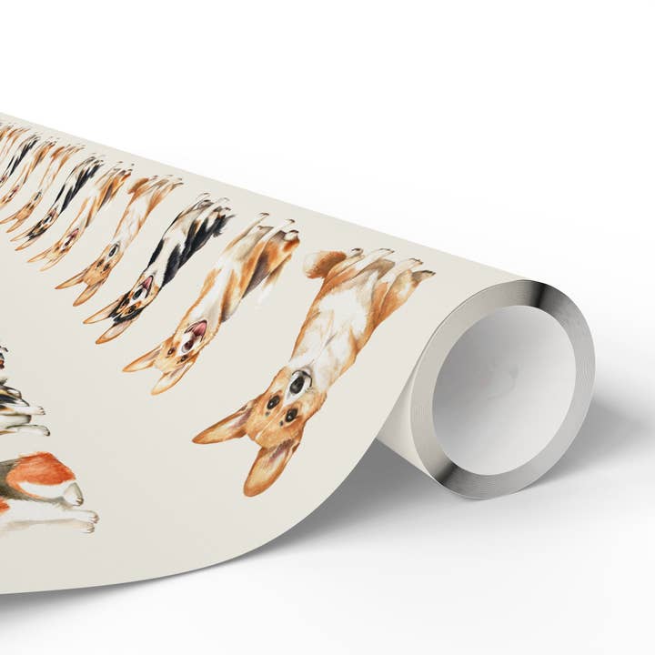 Lokipawz - Wholesale Wrapping Paper Roll - Corgi Wrapping Paper Rolls19