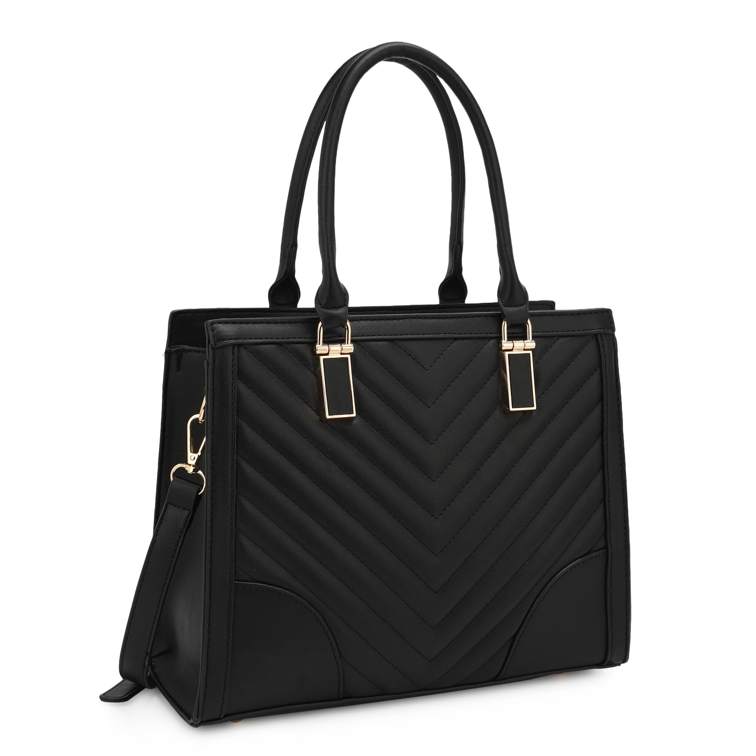 KAYLA+AVA - Wholesale Satchel - Women's - ATHENA CHEVRON SATCHEL12