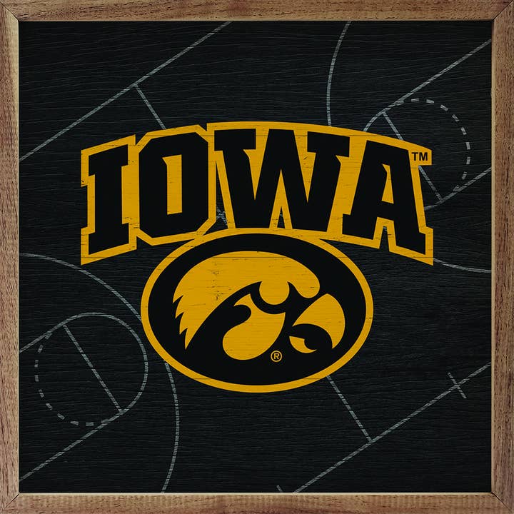Black Basketball Court University Of Iowa for wholesale by Kendrick Home