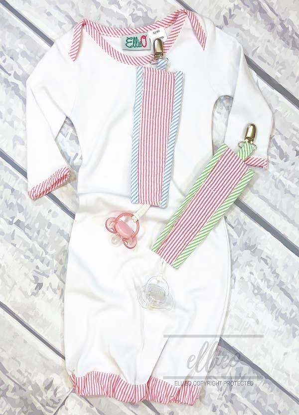 Love That Cotton – Engroshandel Kjole - Baby – Seersucker Baby Infant Kjole7