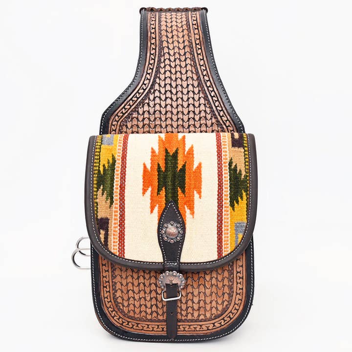 HILASON - Wholesale Horseback Riding Gear - HILASON Soft Leather Horse Saddle Bag Brown | Equestrian Western Adjustable Closure23