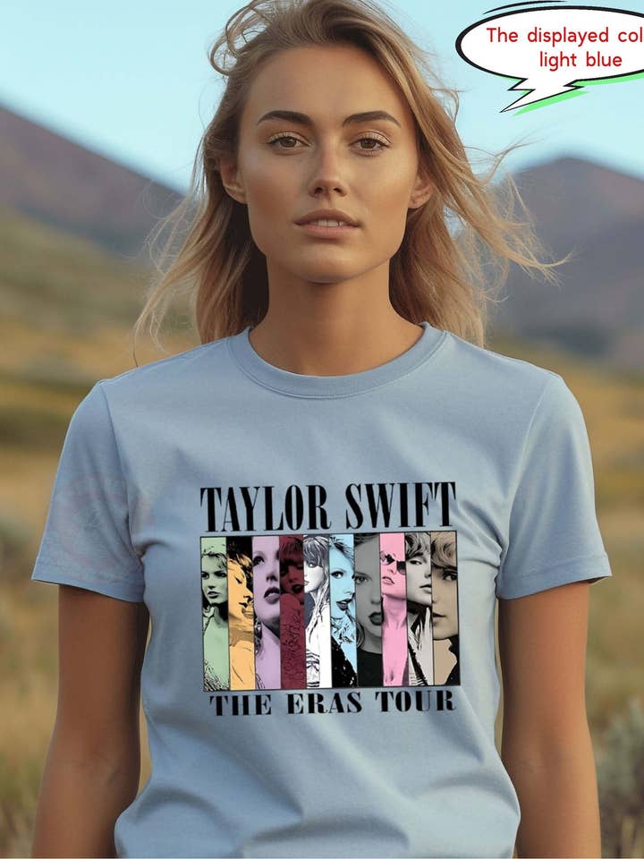 SONDO DESIGN LTD - Vendita all'ingrosso Maglietta stampata - Donna - Maglietta da concerto Taylor Swift The Eras Tour, maglietta Swiftie Merch
