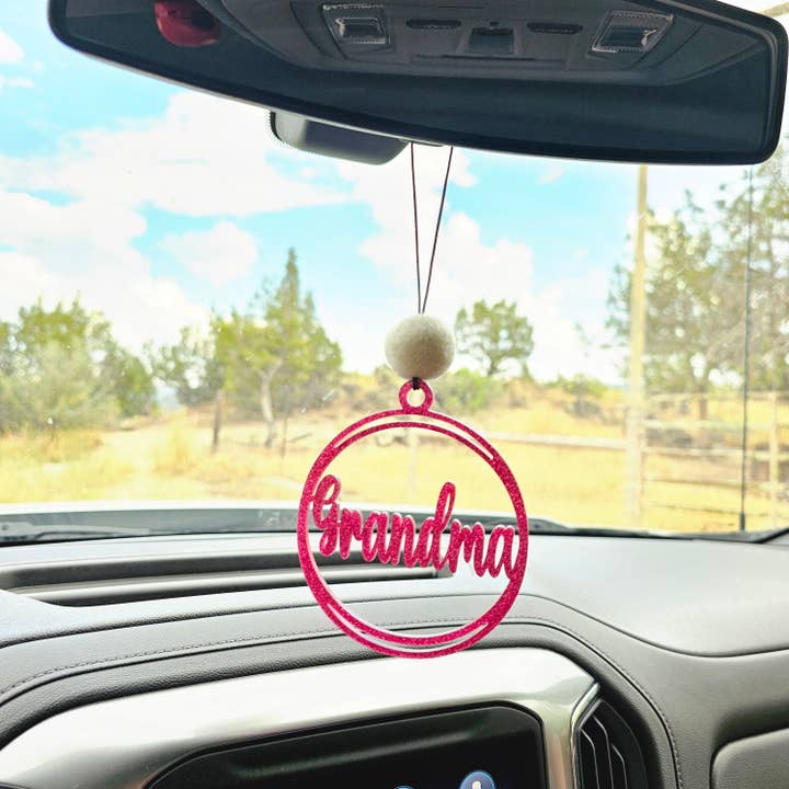 Grandma car charm sun-catcher scent-able freshie for wholesale by adventure dad gifts