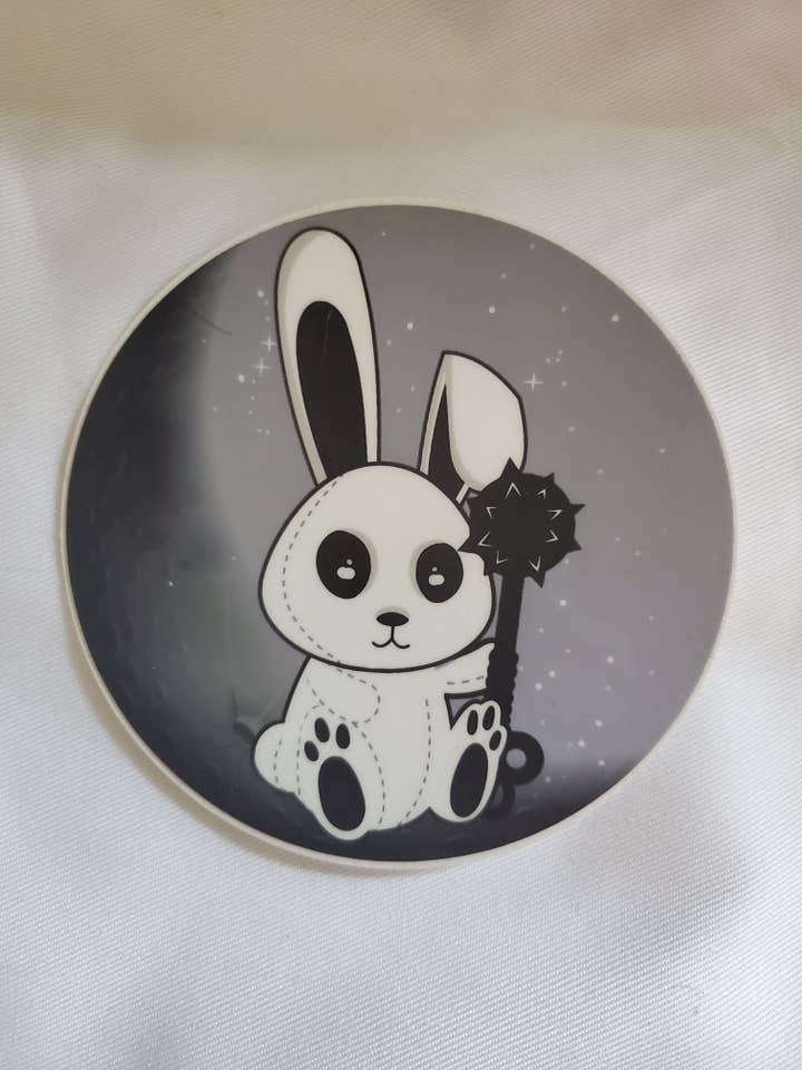 Sticker - Keepsakes bunny mascot for wholesale by Fool's Moon Entertainment, Inc.
