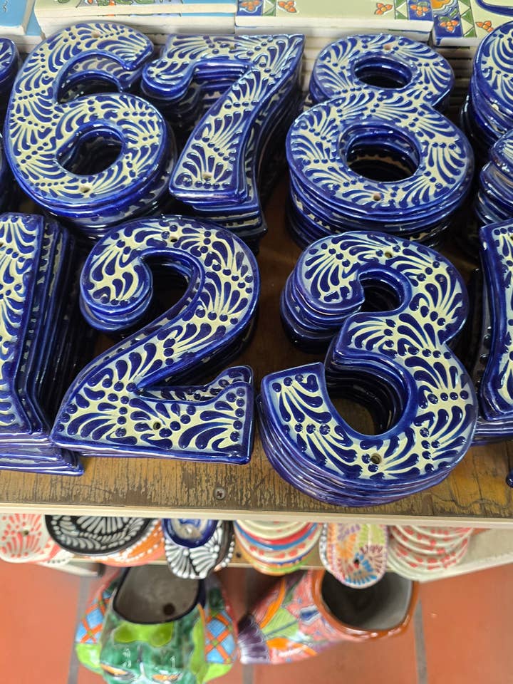 Talavera numero for wholesale by Arte ARegin