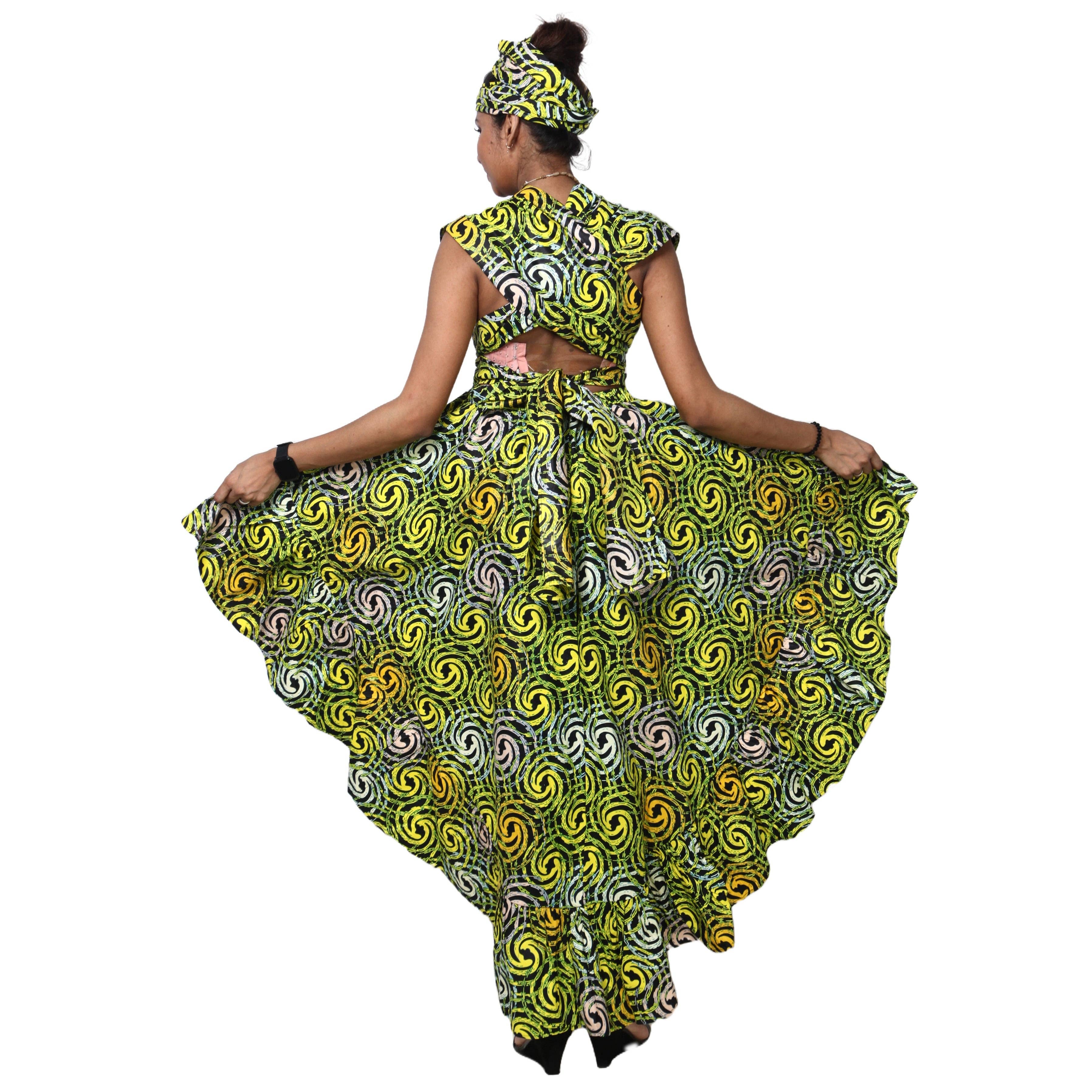 African Stars - Wholesale Dress - Women's - Women's Skirt/Dress Multi Wear Style -- FI-313617