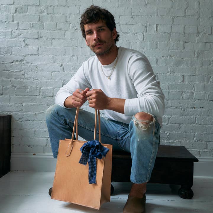 FORESTBOUND - Wholesale Tote bag – Unisex - Leather Dock Bag, Standard Veg Tan1