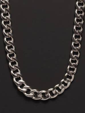 7mm Stainless Steel Curb Chain Necklace for Men for wholesale by We Are All Smith