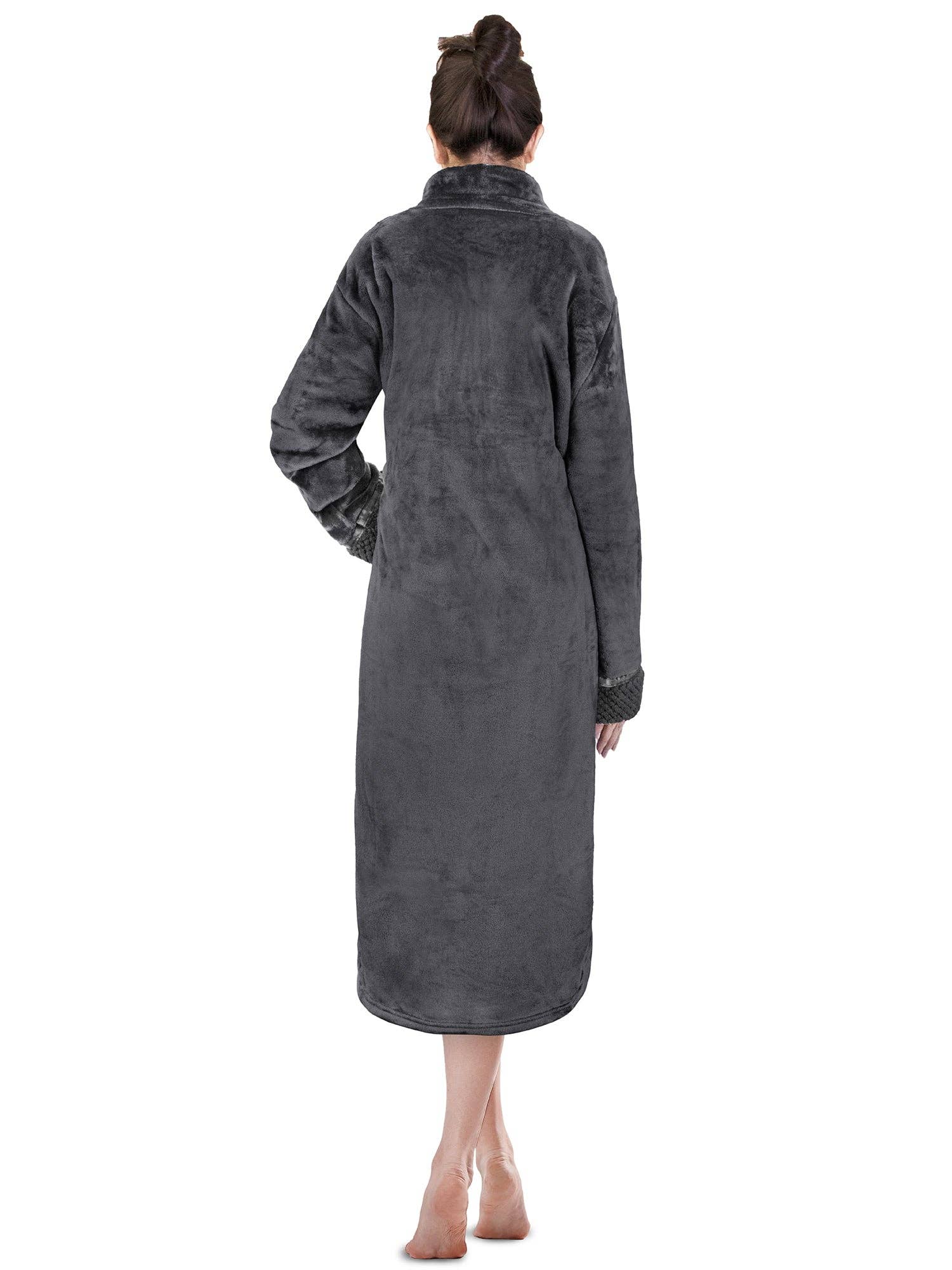 Pavilia - Wholesale Robe - Women's - Women's Housecoat Zipper Robe19