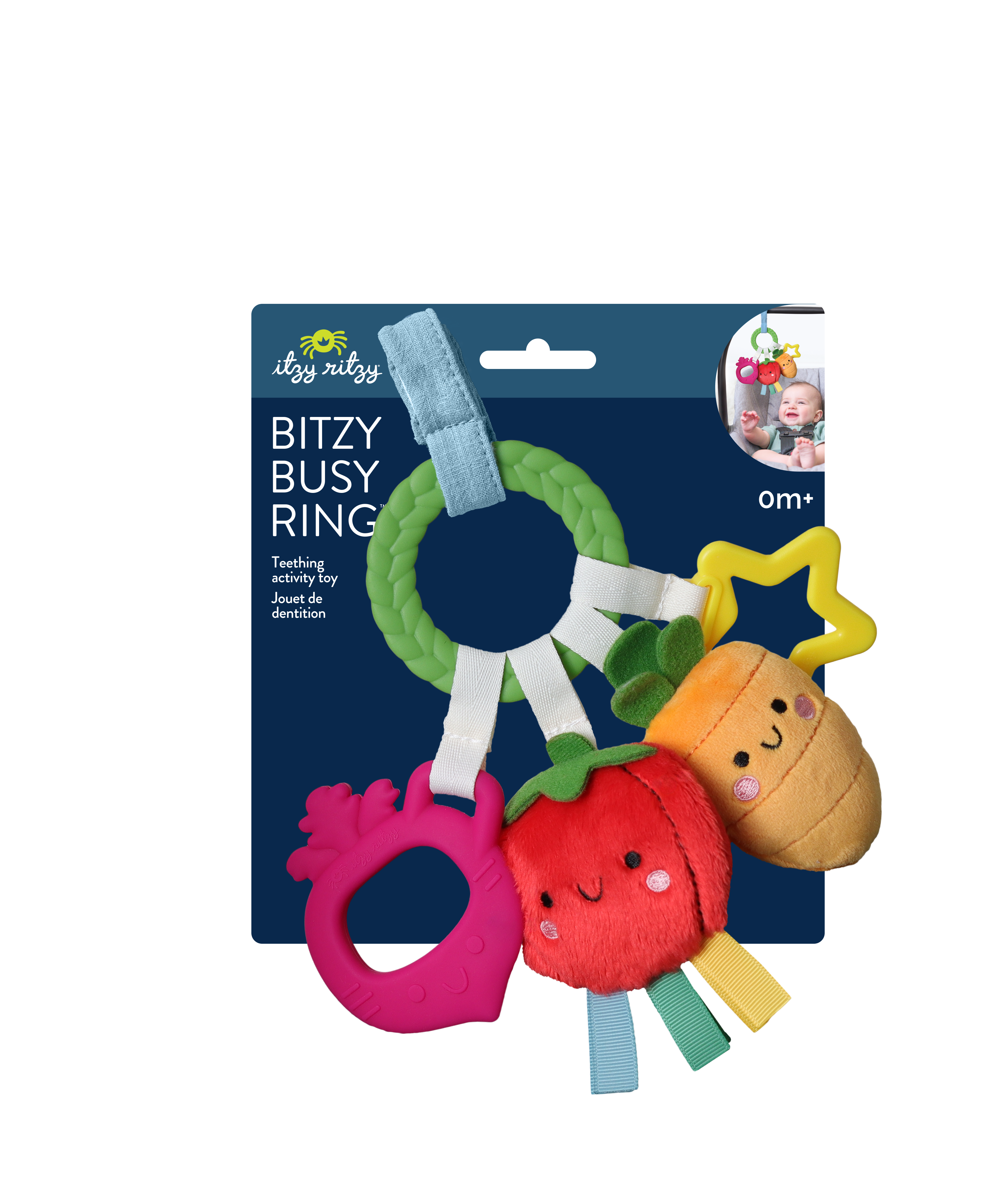 Itzy Ritzy - Wholesale Teether (Not Clip-On) - Baby - *NEW OPTION* Bitzy Busy Ring™ Teething Activity Toy24