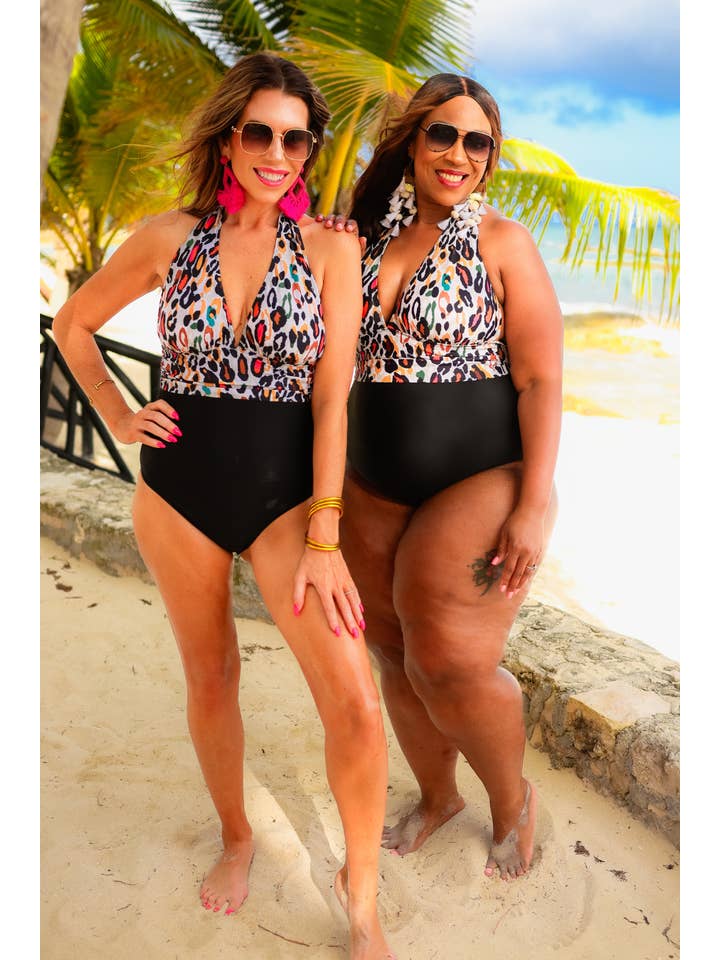 Jess Lea - Wholesale One Piece Swimsuit - Women's - Vacation Cove Halter Swimsuit2