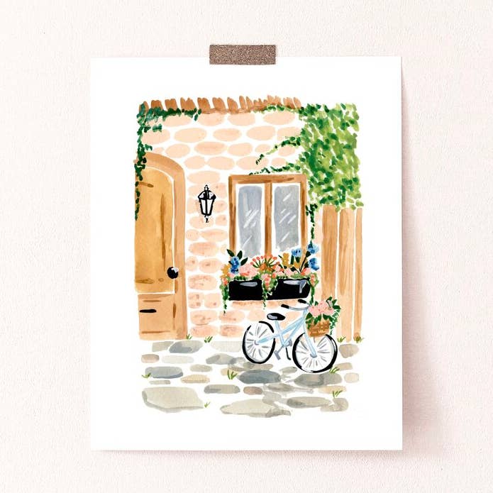 A Little House in Paris Art Print and other Purchase Wholesale sable à maçonner. Free Returns & Net 60 Terms on Faire trending on Faire.