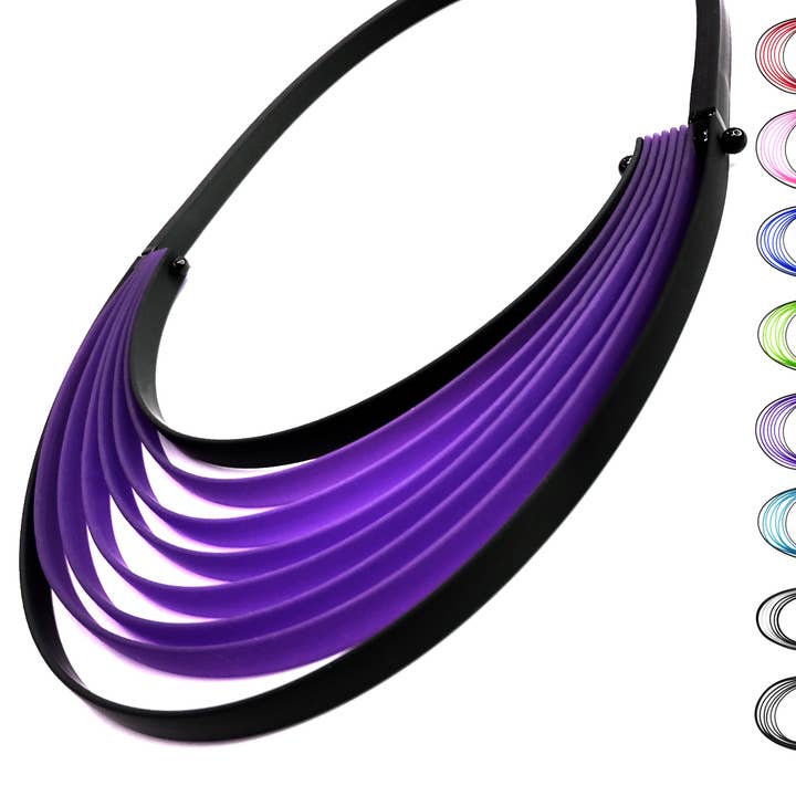 ALEX+SVET – wholesale Stora halsband – LYLYA uttalande gummi halsband OÄNDLIG linje