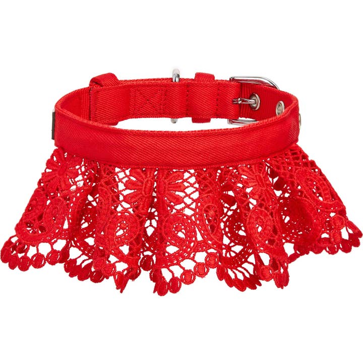 Blueberry Pet - Wholesale Pet collar – Dog - 4 Colors Cute Floral Lace Dog Collar21