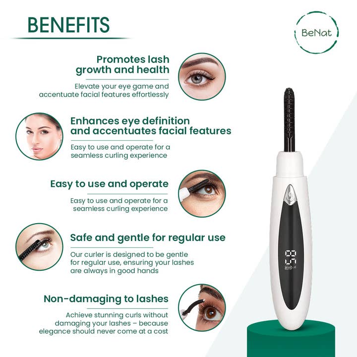 BeNat - Wholesale Eyelash curler - Electric Eyelash Curler