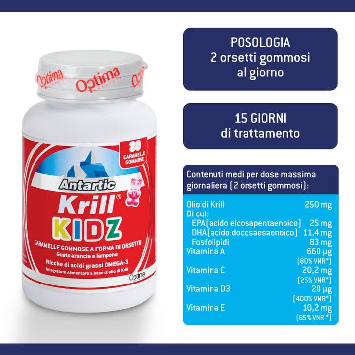 OPTIMA NATURALS - Wholesale Oral Supplement/Vitamin - Antartic Krill® Kidz 30 Gummies9