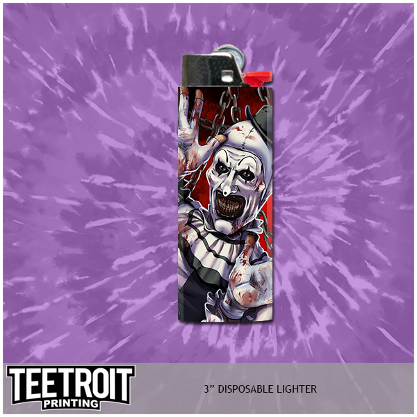 Teetroit Printing LLC – Großhandel Feuerzeug – Horror-Einwegfeuerzeug im 50er-Pack – individuelle Designs wählbar0