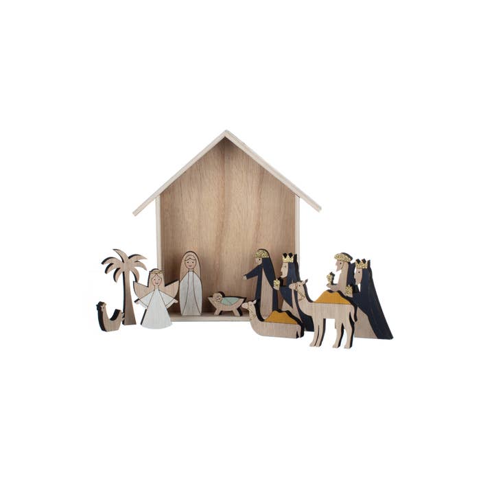 Shoeless Joe Ltd - Wholesale Nativity Scene Decor - Twelve Piece Nativity