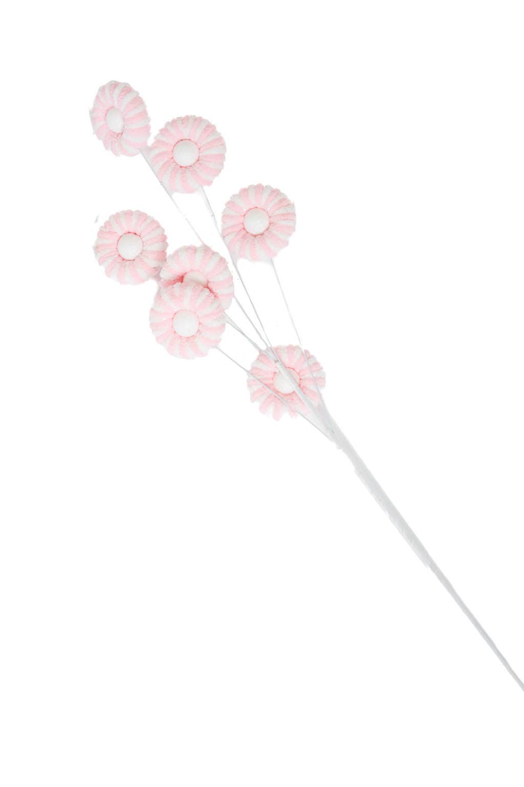 Starlight Collection - Wholesale Artificial Flowers - Pink/White Tree Pick with Adjustable Wiring0