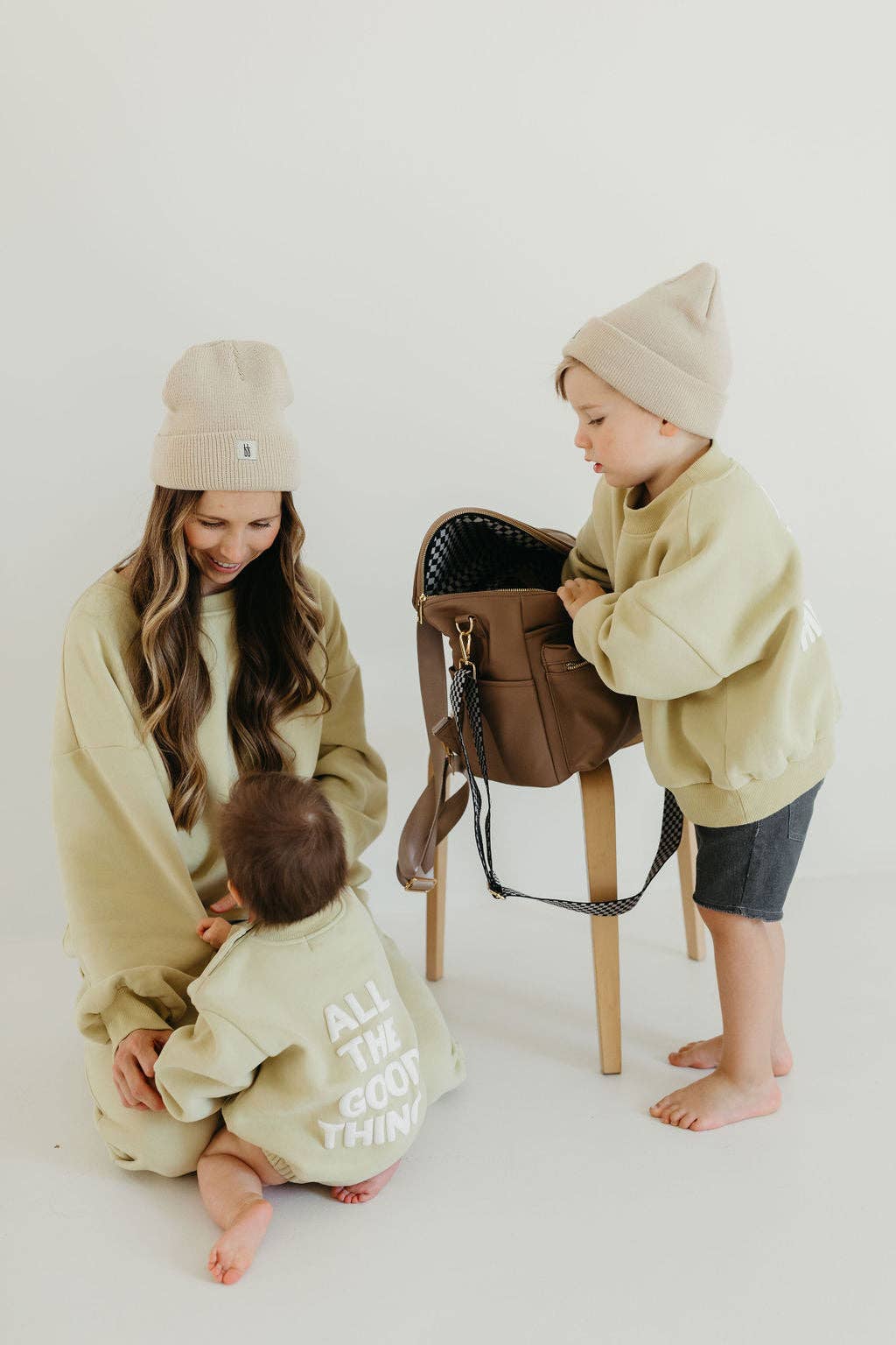 Forever French Baby - Wholesale Backpack - Unisex - ff Diaper Bag | Taupe9