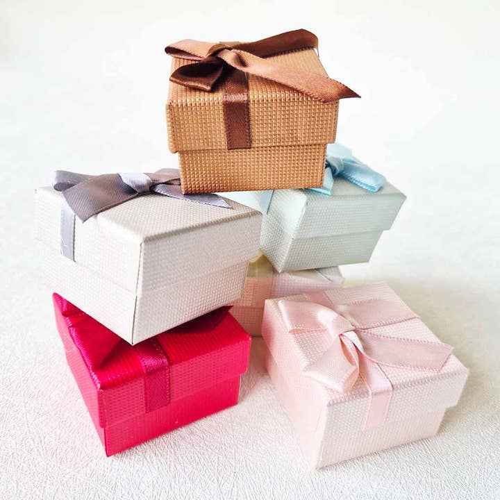 Mini Jewerly Gift Box with Bow for wholesale by Funteze