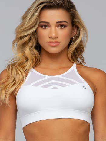 Luxana sports bra - Goddess White – PHUTURE