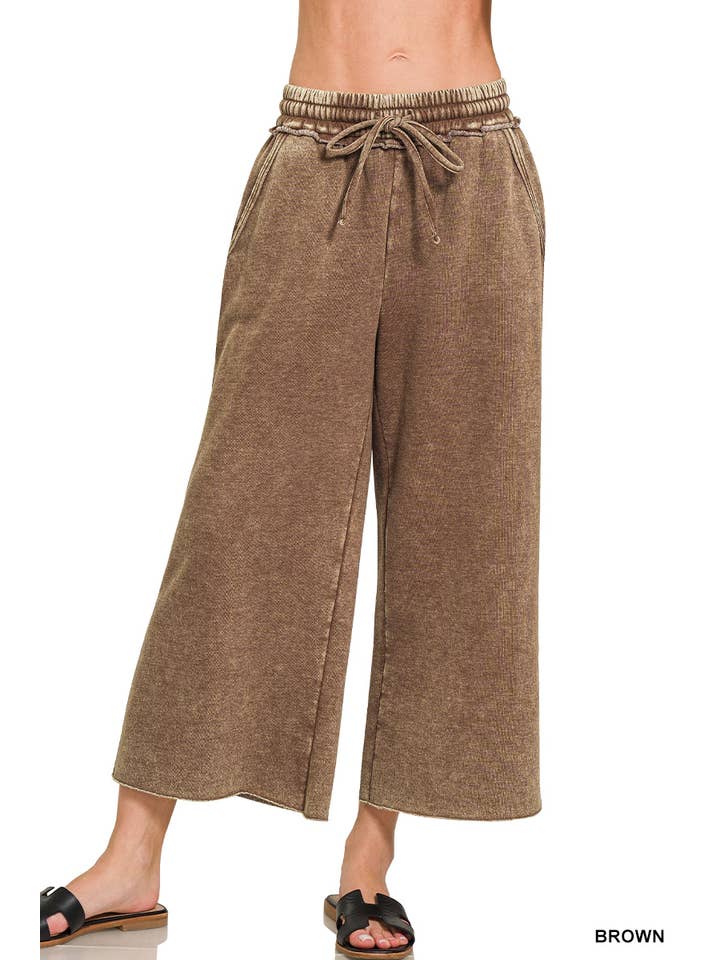 42POPS – Engroshandel Loungesweatpants/jogginbukser – til kvinder – .Snow Wash Fleece Sweatpants med lommer52