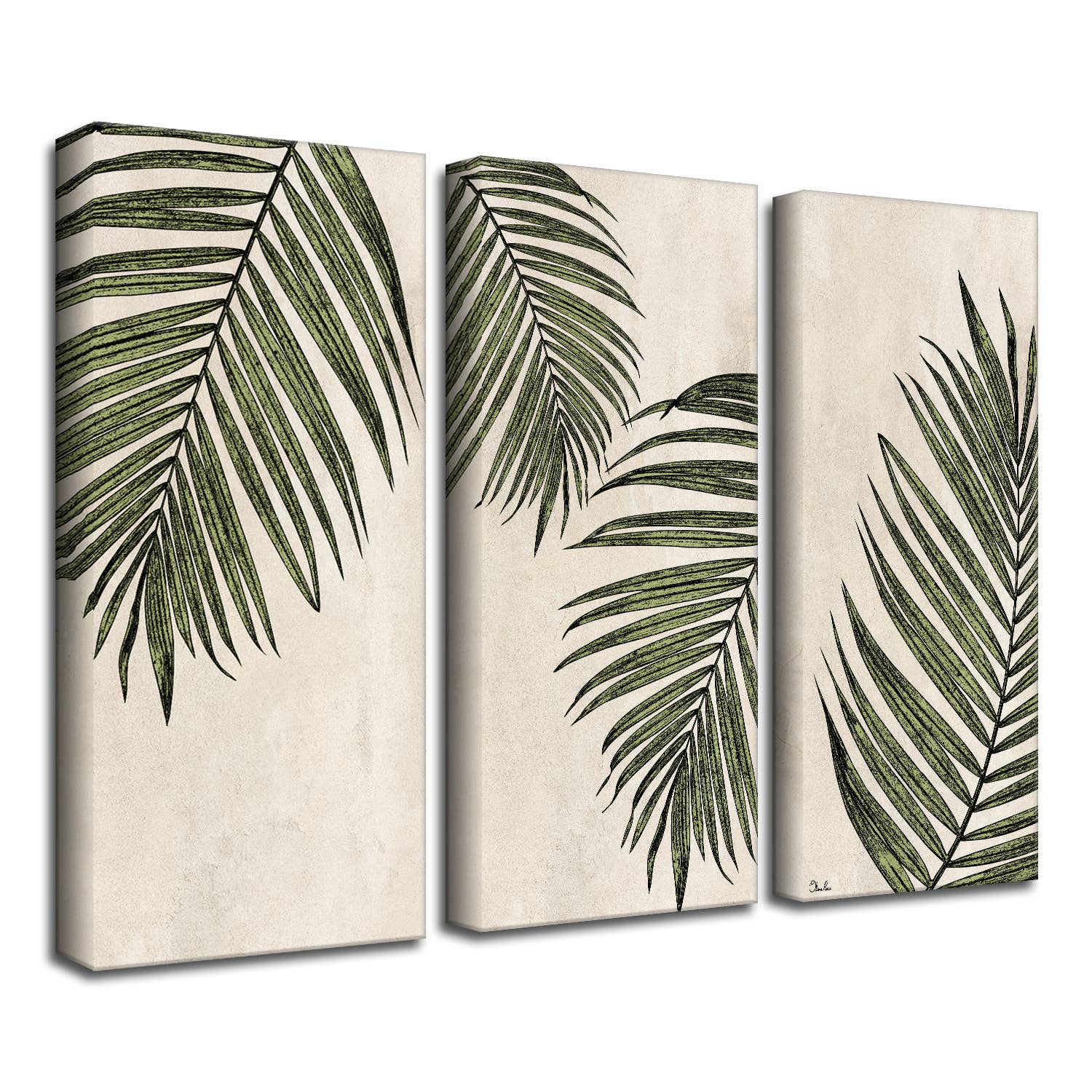 Ready2hangart, Inc. - Wholesale Wall Art Set - Ready2HangArt Poetic Flora Set I Canvas Wall Art Set1