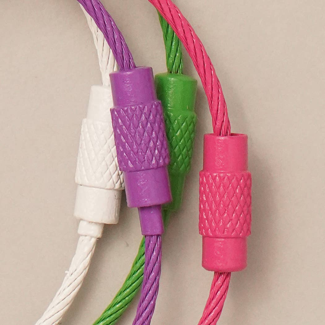 Fashion City - Wholesale Keychain - Women's - Happy Face Flower Color Tassel Keychain Bag Charm7