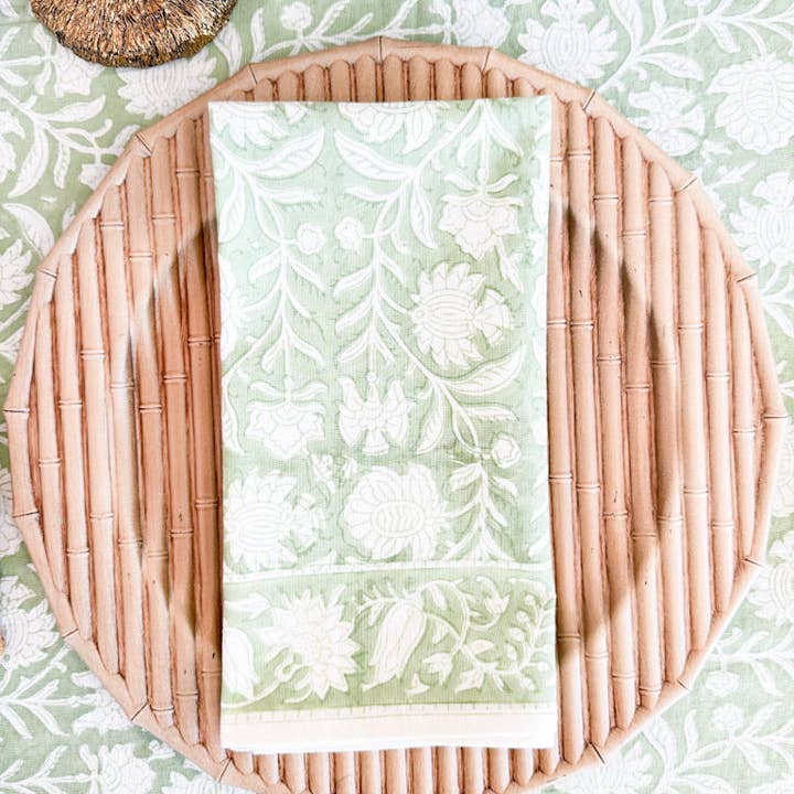 Verdigris Collection - Wholesale Dinner & Cloth Napkin - Verdigreen Napkins- 20" Set of 4