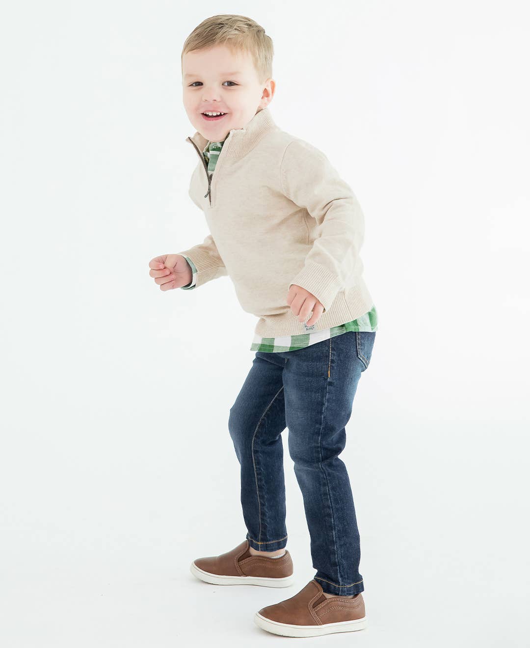RuffleButts + RuggedButts - Wholesale Jeans - Kids - Boys Medium Wash Denim Jeans8