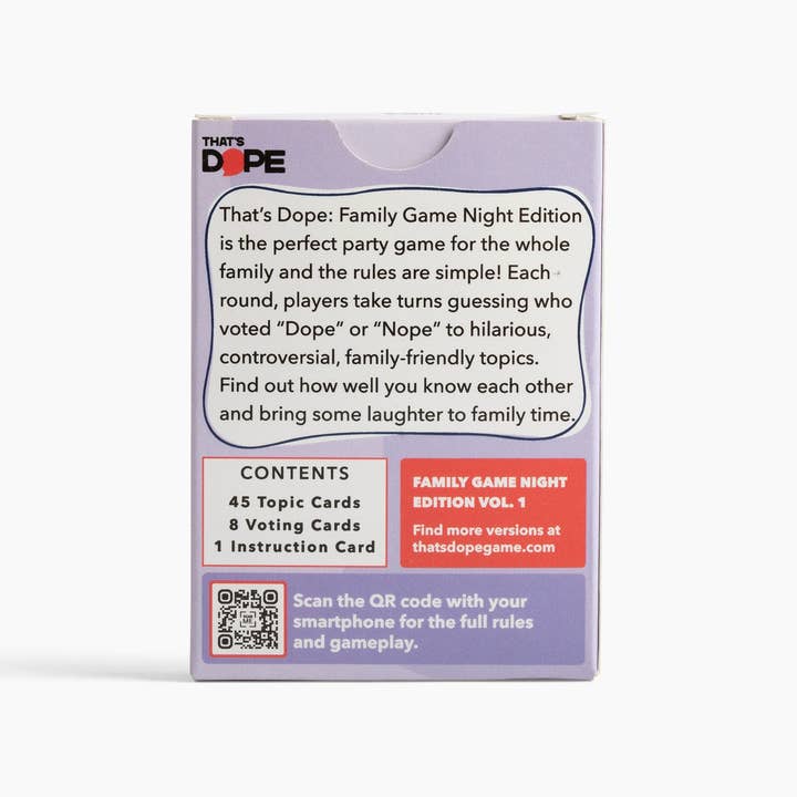 That's Dope: The Party Game for Strong Opinions - Wholesale Board Game - That's Dope: Family Game Night Edition5