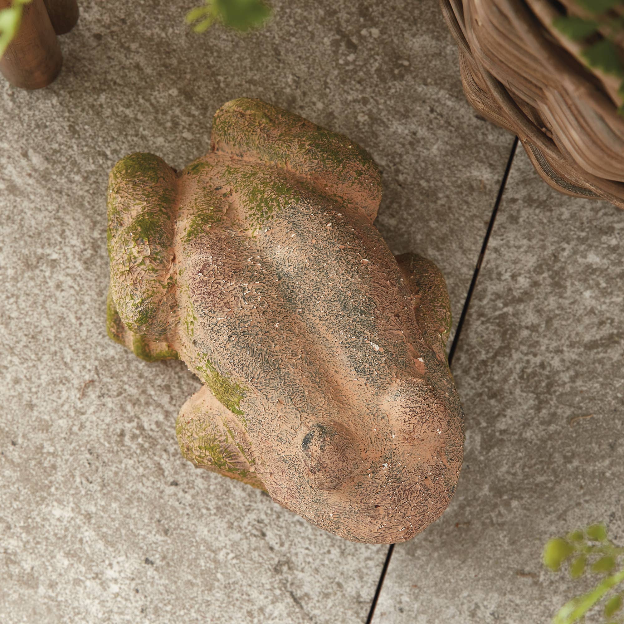 Napa Home & Garden - Vente Bibelots/décorations d'extérieur - Grenouille de jardin patinée, marron6