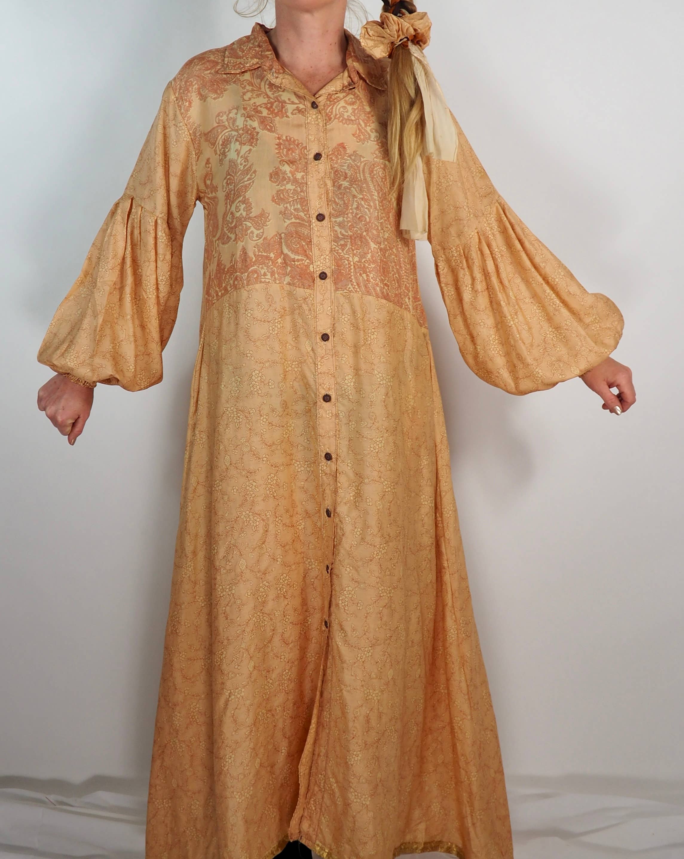 Vagabond Ibiza - Wholesale Dress - Women's - The Lenya Dress– Up-cycled Vintage Sari Dress 41