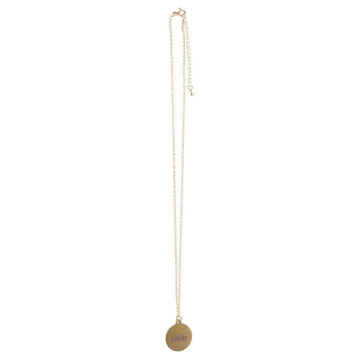 Something Different Wholesale - Vendita all'ingrosso Collana con ciondolo/pendaglio - Collana "Riflessione" Numero Angelico 666