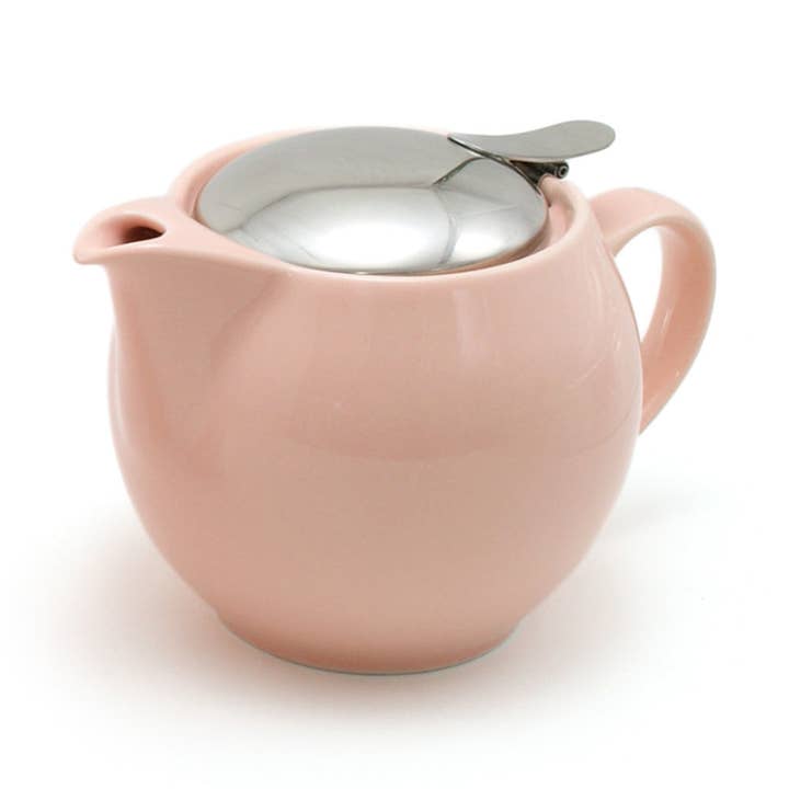 ZERO JAPAN USA - Wholesale Tea Pot - Bee House Round Ceramic Teapot 15oz - Pink0