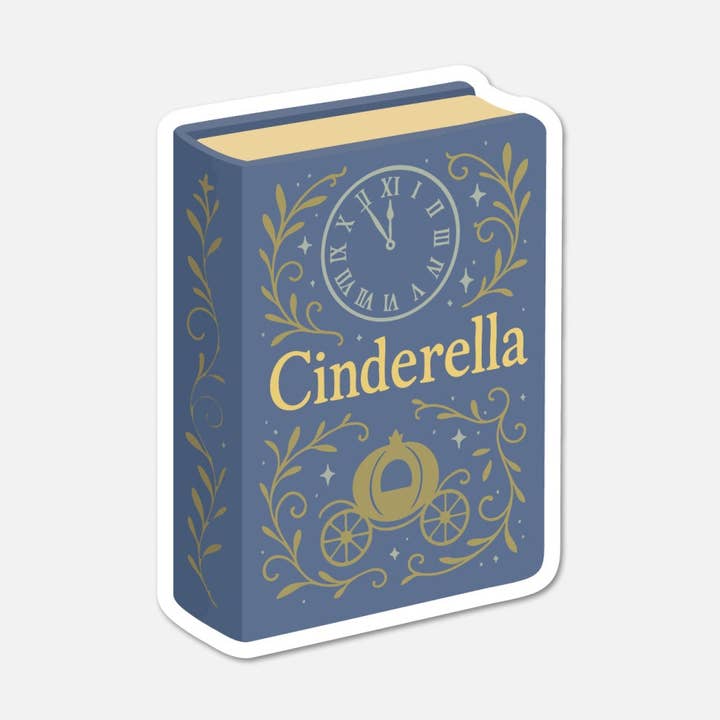 Cinderella by Charles Perrault - Book Sticker for wholesale by Footnotes