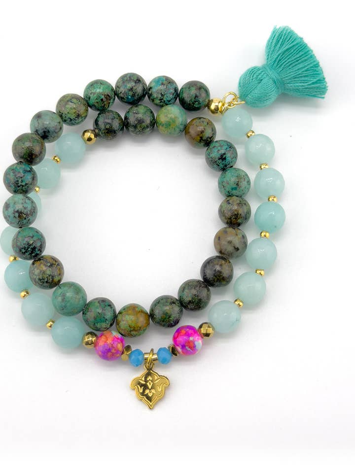 Duplo Mala Ocean Love por atacado de samsara collection