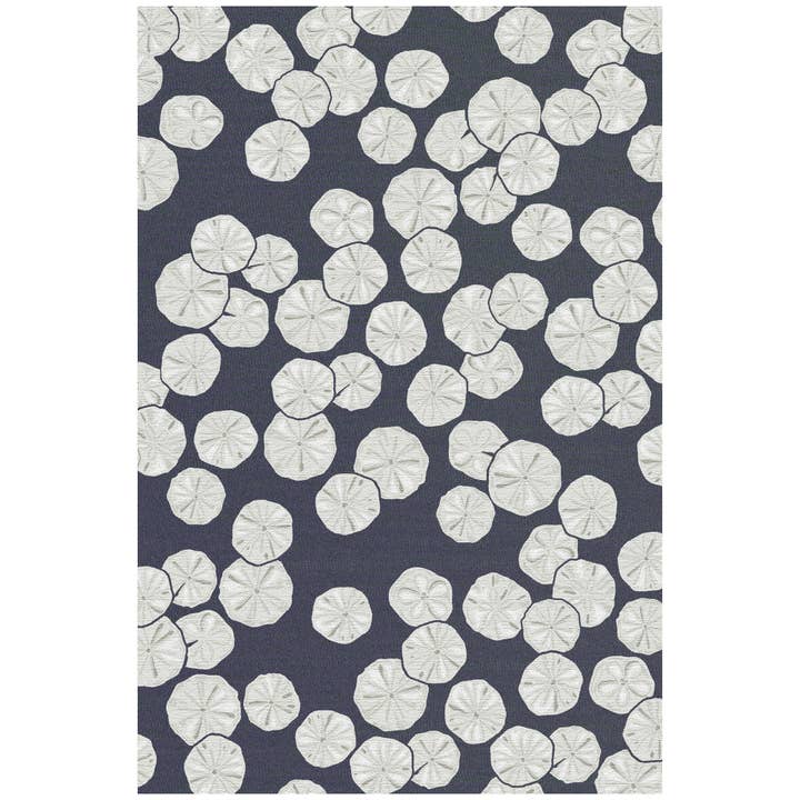 Capri Sea Biscuit Indoor/Outdoor Area Rug Navy for wholesale by Liora Manne