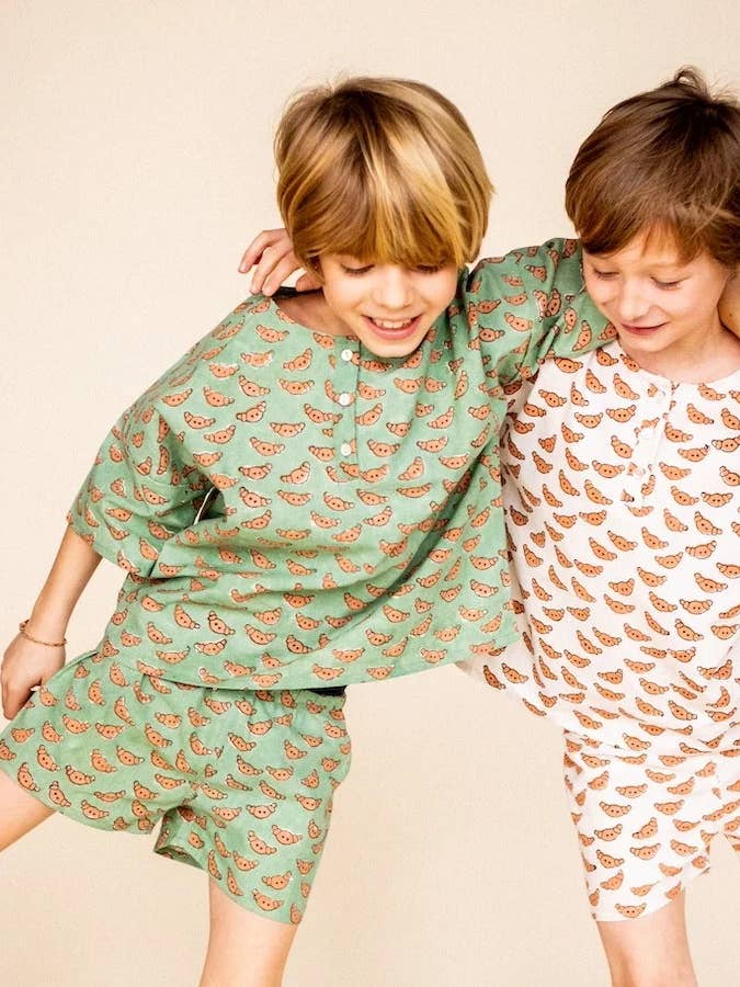 Pigiama MUNO per ragazzi in cotone 100% per la vendita all'ingrosso da parte di Apaches Collections