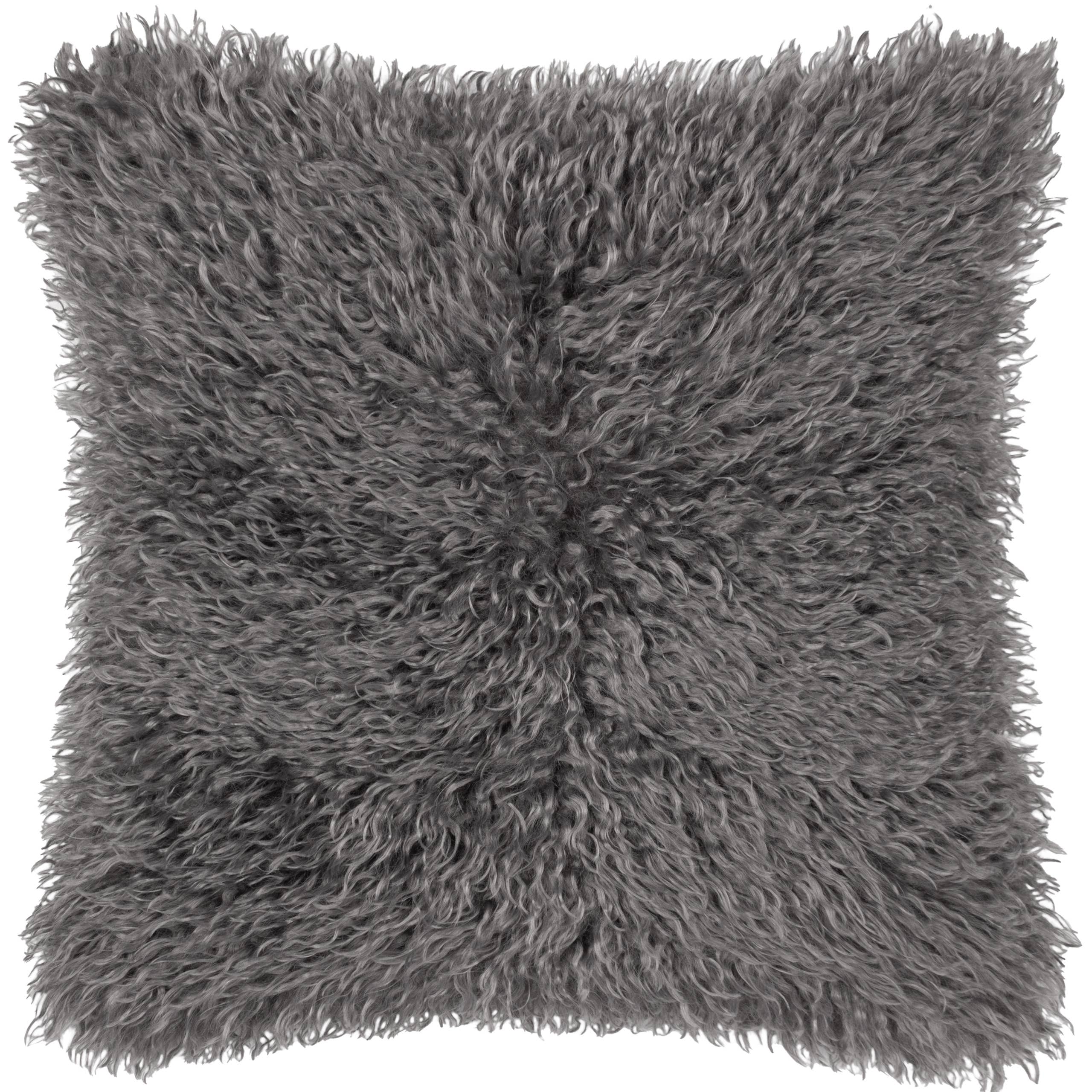 Rowan Faux Fur Cushion Taupe for wholesale on Faire4