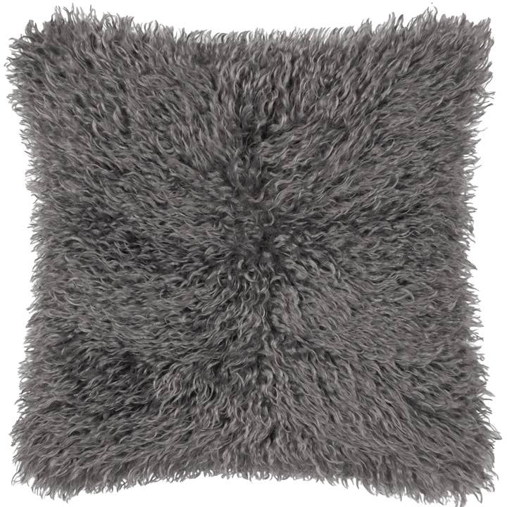 Rowan Faux Fur Cushion Taupe for wholesale on Faire4