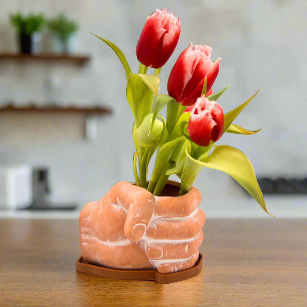 Simply Supplied Co - Venta al por mayor Macetas - Maceta de Barro Terracota Moderna Hecha a Mano | Regalo Bohemio | Divertido, Lindo0