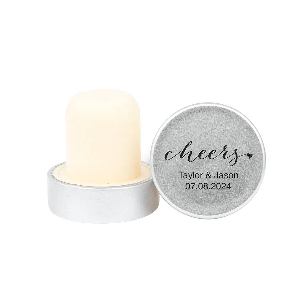 Weddingstar Inc. - Wholesale Wine Stopper - Reusable Metal Bottle Stopper - Cheers2