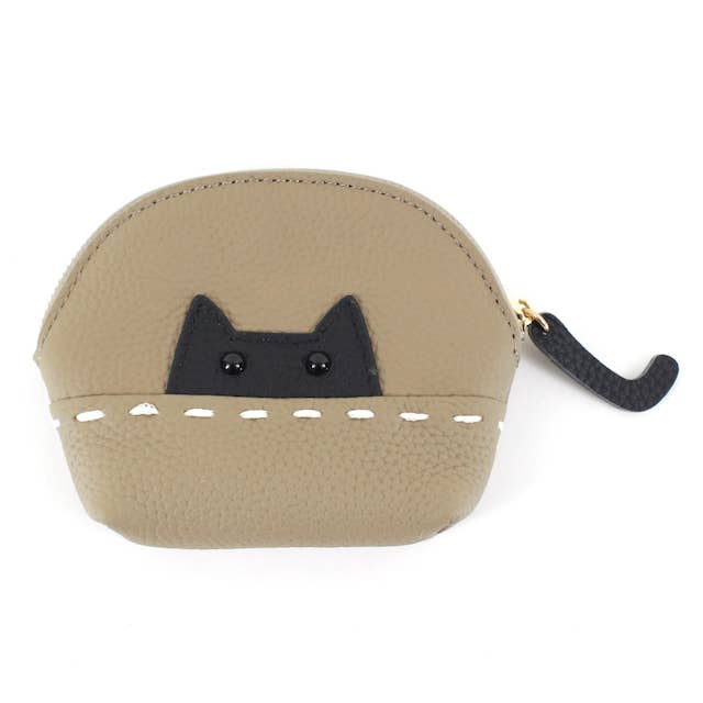 Pretty Persuasions - Venta al por mayor Monedero - Mujer - Monedero de piel con forma de gatito PL24015 con llavero1