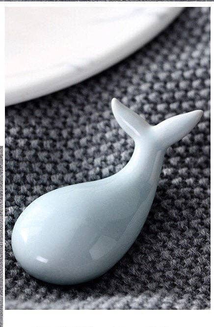Gohobi （We cover U.S. import duties） - Wholesale Spoon Rest - Gohobi Ceramic Whale Chopstick Rest9