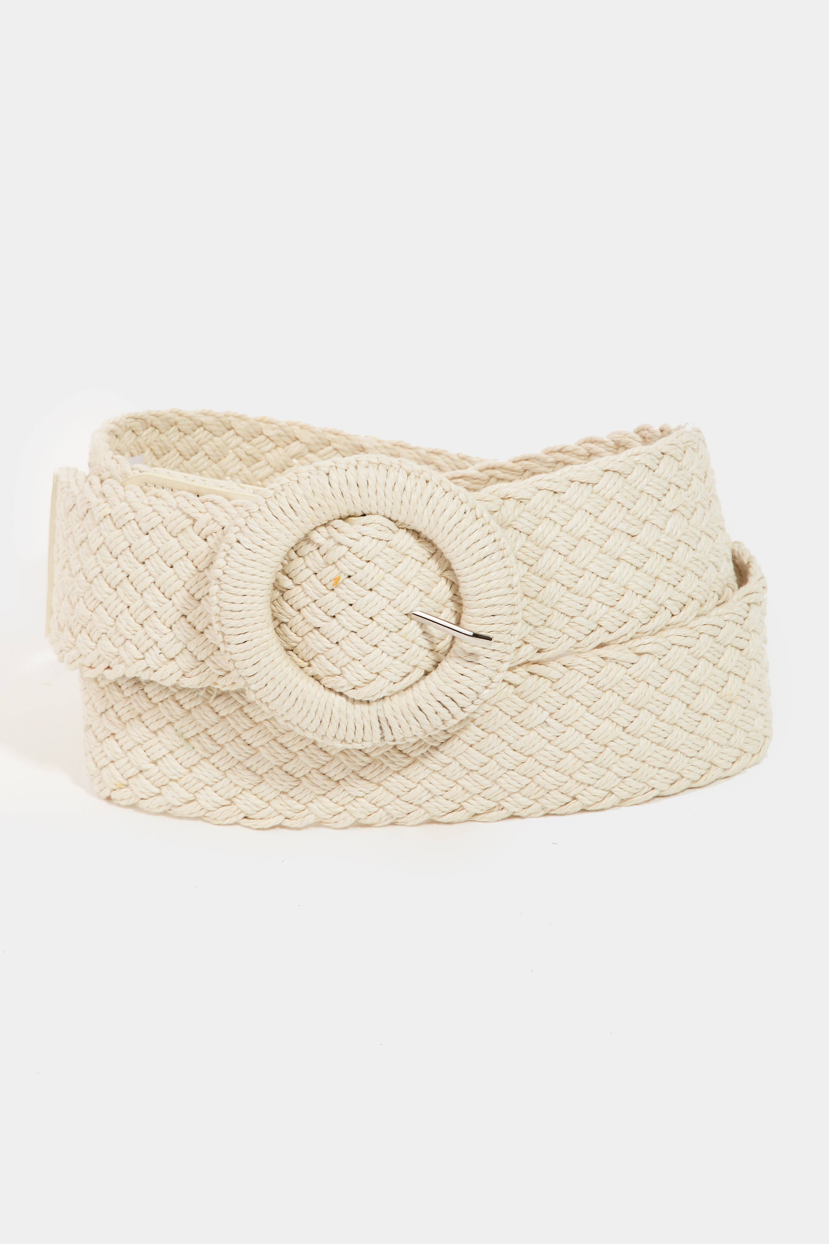 Collections by Fame Accessories – Engroshandel Bælte - Dame – Monoton bøjlespænde flettet bælte4