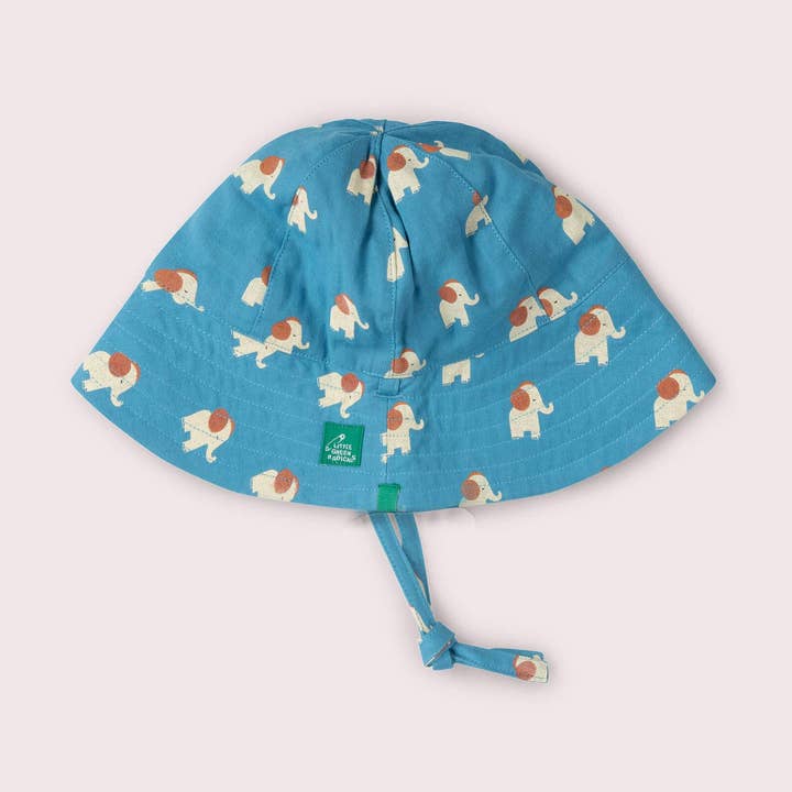 Blå Elefanter Vendbar Solhat for engroshandel hos Little Green Radicals EU
