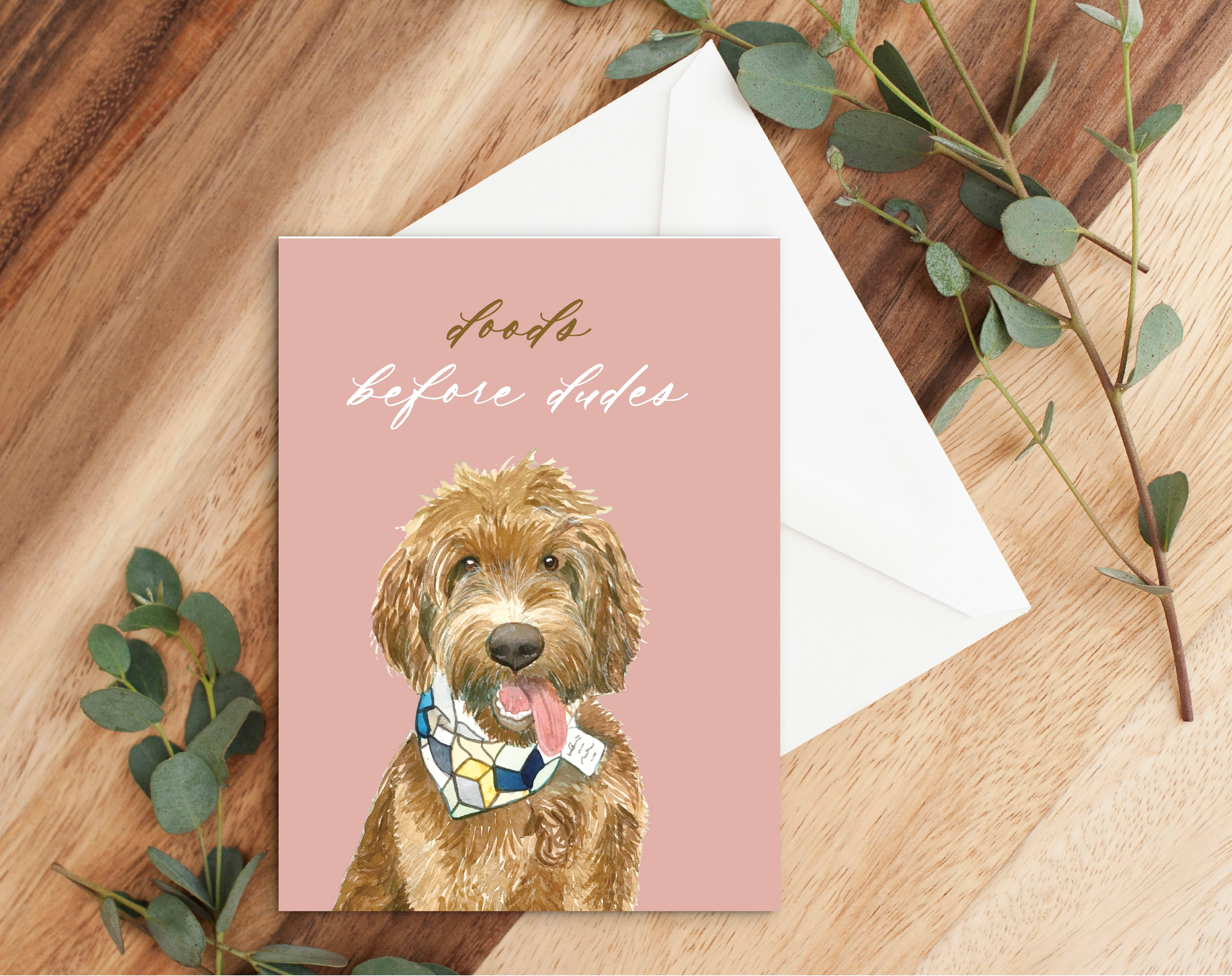Studio Miller - Vente Cartes de Saint-Valentin - Carte de vœux Goldendoodle Dog Pun pour la Saint-Valentin1